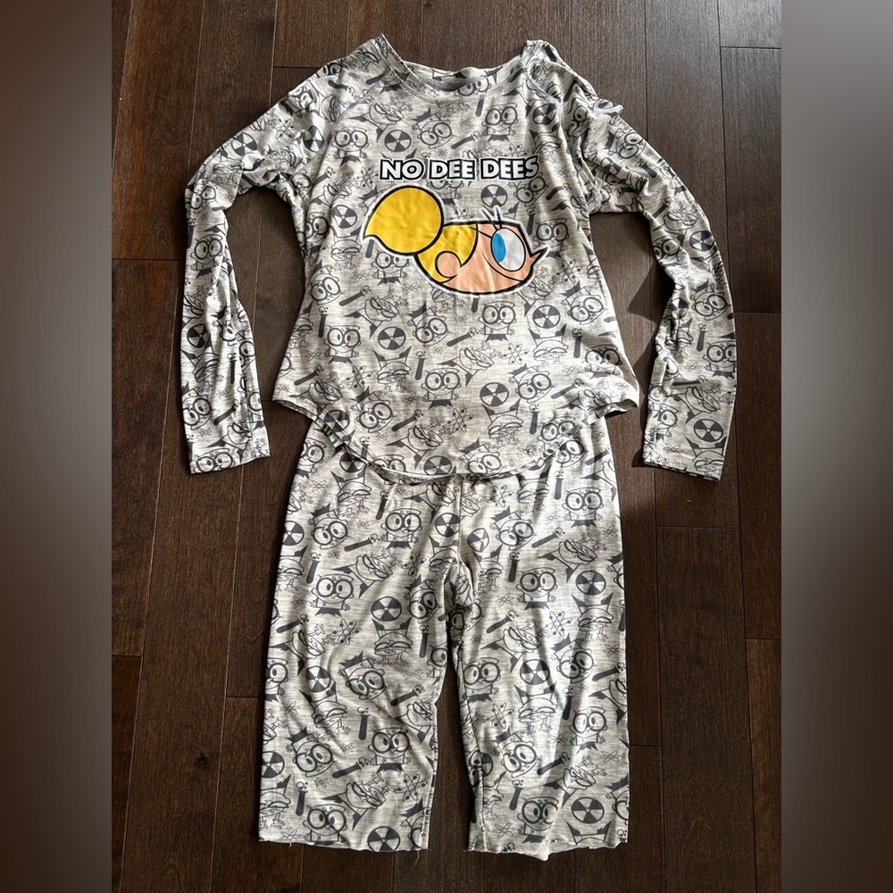 Dexters laboratory pj set‎ size large